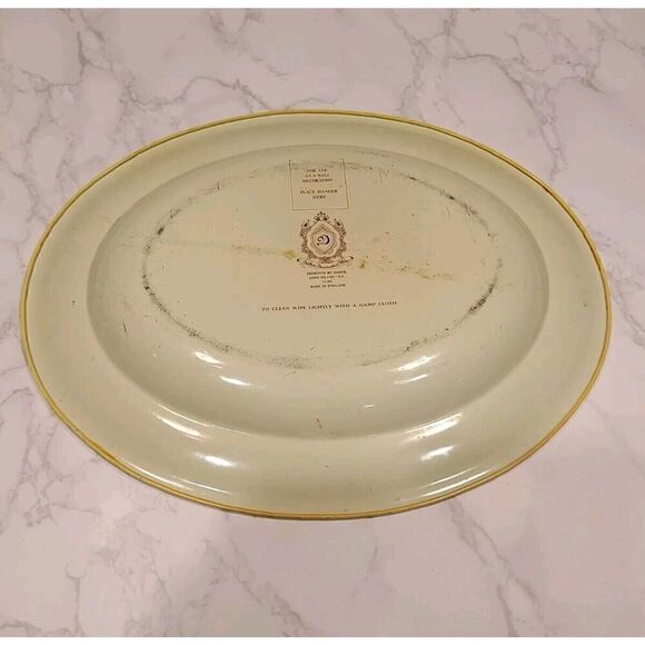 Vintage Daher Decorated Ware Tin Fruit Oval Serving Platter 13" x 10.5" England - Picture 7 of 10